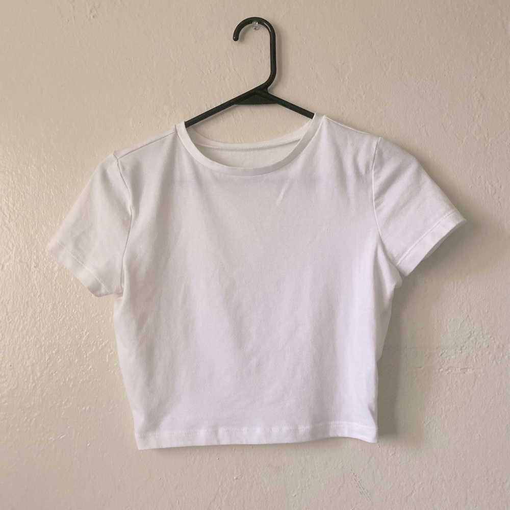 White Crop Top